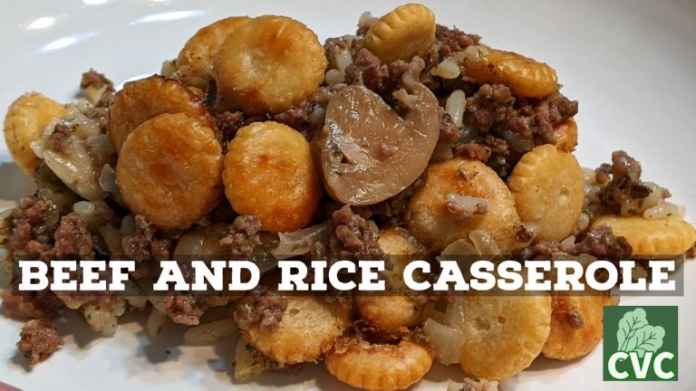 Ground Beef & Rice Casserole, Ground Beef Recipes for Dinner