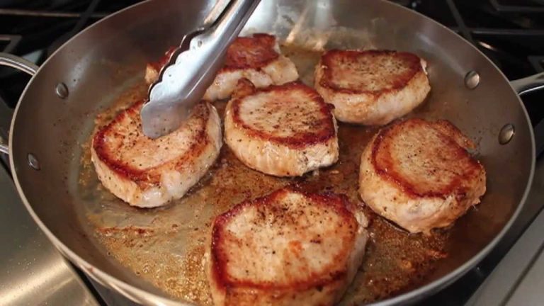 Apple Cider Glazed Pork Chops – Boneless Pork Chops with Apple Cider Reduction Sauce