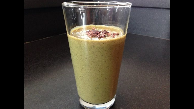 Mint Chocolate Protein Smoothie Recipes – HASfit Healthy Smoothie Recipes – Chocolate Smoothie