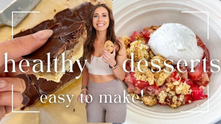 Healthy Dessert Recipes: easy to make & taste GOOD!