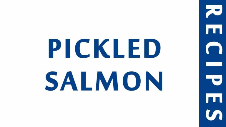 PICKLED SALMON | POPULAR SEAFOOD RECIPES | RECIPES LIBRARY | MY RECIPES
