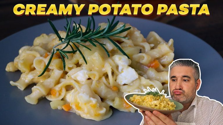 How to Make Creamy POTATO PASTA Like an Italian