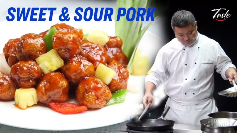 Easy recipe: Tasty Chinese sweet and sour pork with pineapple 菠蘿咕咾肉