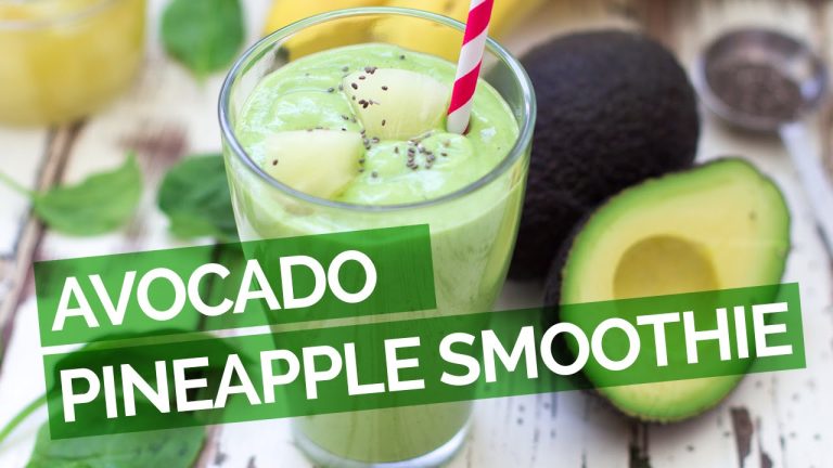 Avocado Pineapple Smoothie Recipe