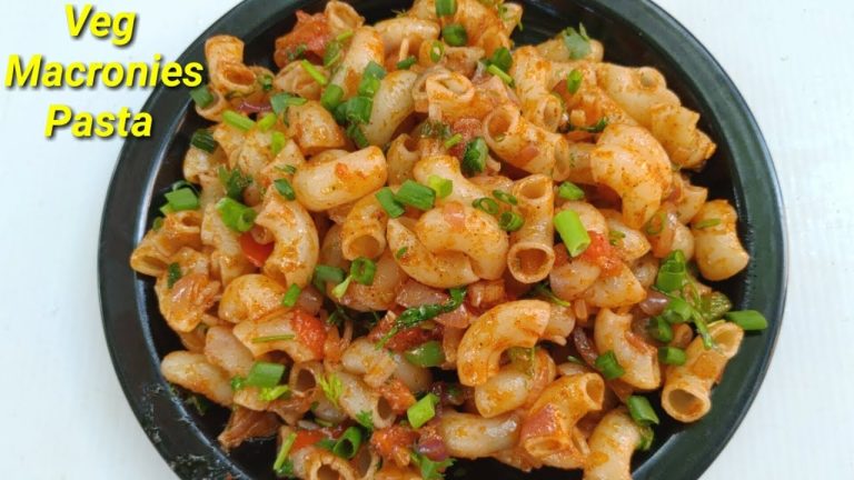 ವೆಜ್ ಮಕ್ರೋನಿ ಪಾಸ್ತ ಮಾಡಿ ನೋಡಿ | Indian Style Macaroni Pasta Recipe Kannada | Veg Macaroni in kannada