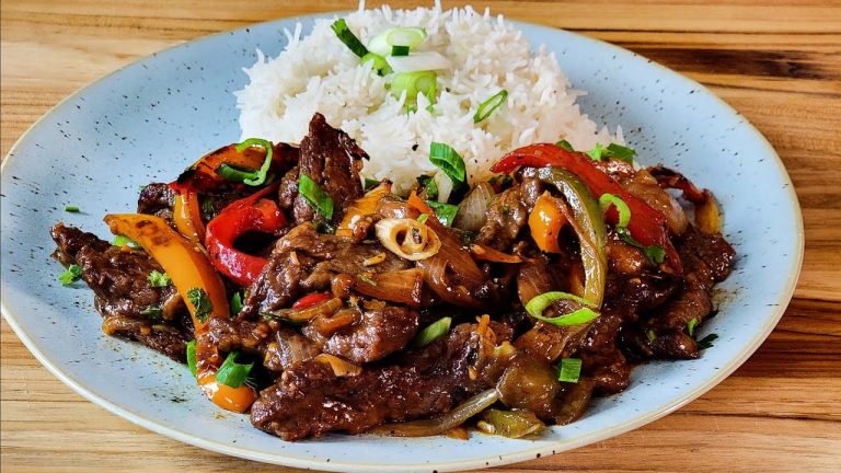 Best Pepper Steak Recipe ,| Easy Stir Fried Beef and Peppers ( 2022 ) | Fluffy Basmati Rice Recipe