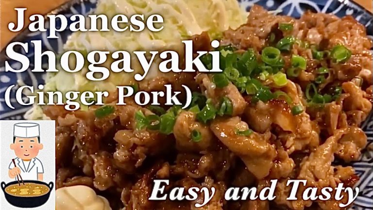 SHOGAYAKI Recipe | Japanese Ginger Pork | Japanese Singing Cooking Man
