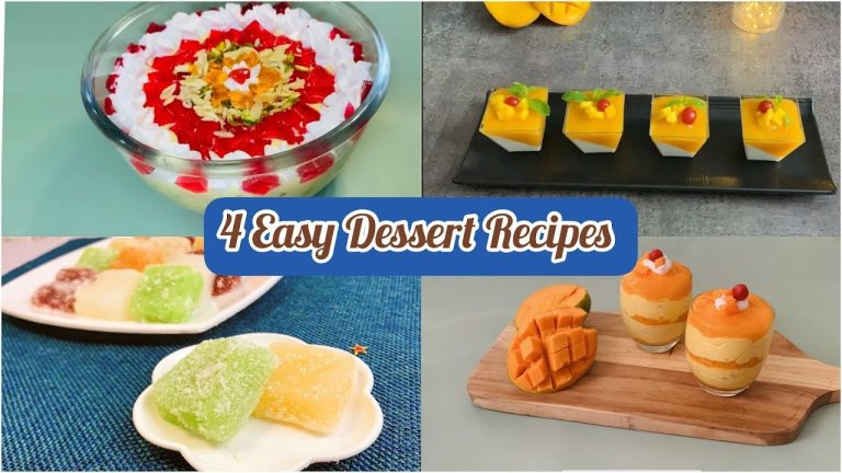 4 Easy Dessert Recipes By Oodles