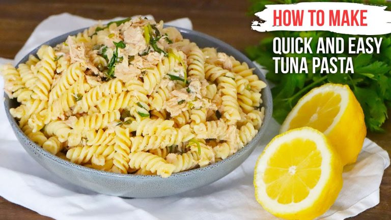How to Make Quick and Easy TUNA PASTA like an Italian