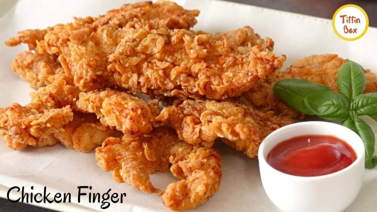 Best Crispy Chicken Fingers/Tenders/Strips/ fillets Recipe for Kids Tiffin Box | KFC chicken fry