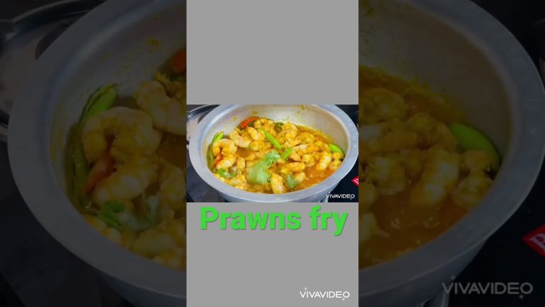 Prawns Fry | Seafood Recipes | Afrin Recipes