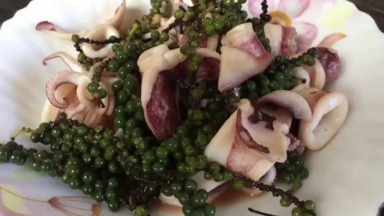 Seafood Recipes – Cooking Recipes – Asian Food Recipes – Fried squid with fresh green peppercorns