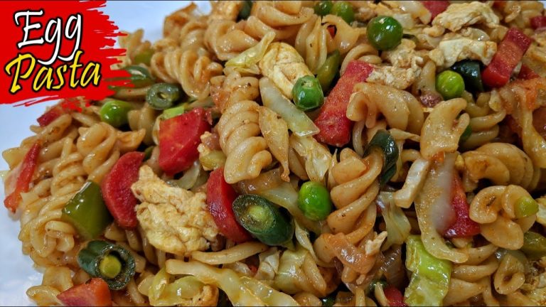 Egg Pasta Recipe in Bengali – ডিম দিয়ে স্পাইসি পাস্তা রান্না – Home Made Spicy Egg Vegetable Pasta