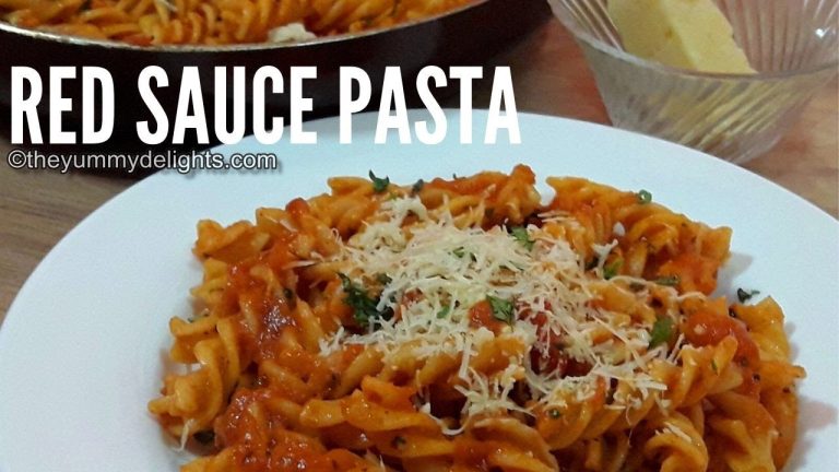 fusilli pasta in marinara sauce recipe | Red sauce pasta recipe | Quick pasta recipe in red sauce