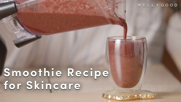 Smoothie Recipe for Skincare from the Inside, Out | Plant-Based | Well+Good