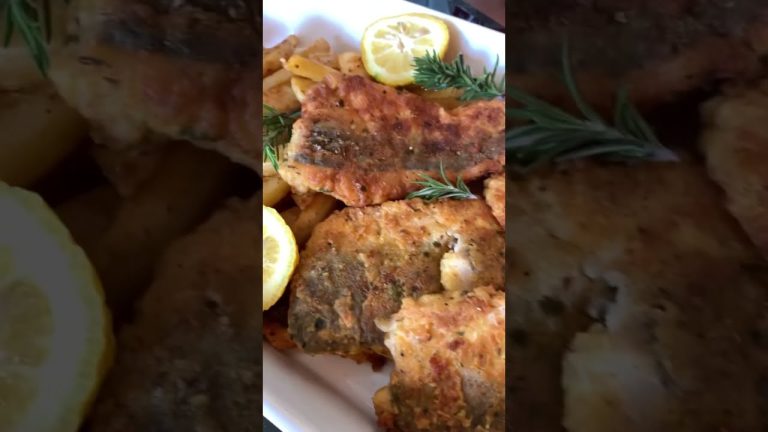 Pan Fried Hake Fillet Recipe   #seafood #recipes #shorts