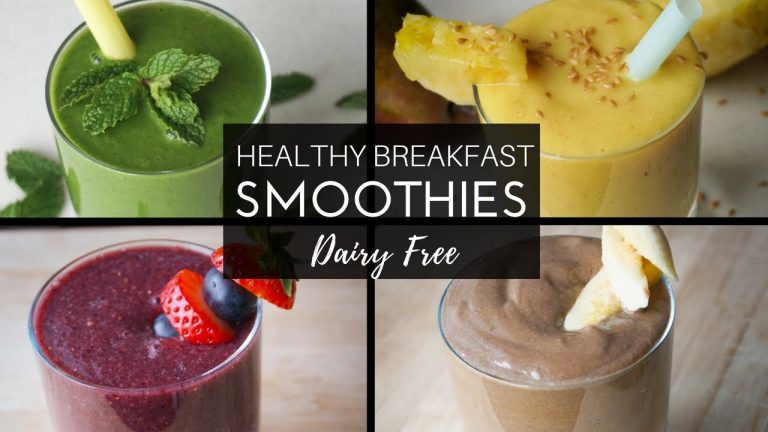 Healthy Breakfast Smoothies | Dairy Free Smoothie Recipes (Whole30 Vegan)