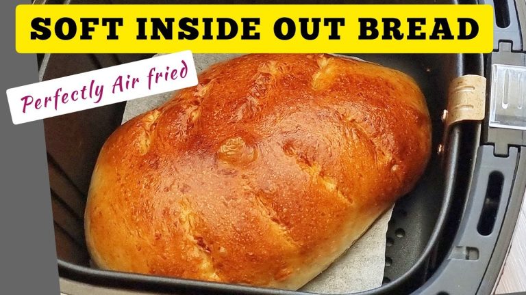 How To Make Bread In The Air fryer Recipe Step by Step. Easy Bread With The Right Temperature & Time