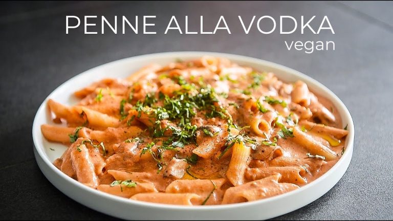 VEGAN PENNE ALLA VODKA RECIPE | EASY DINNER CREAMY PASTA IDEA