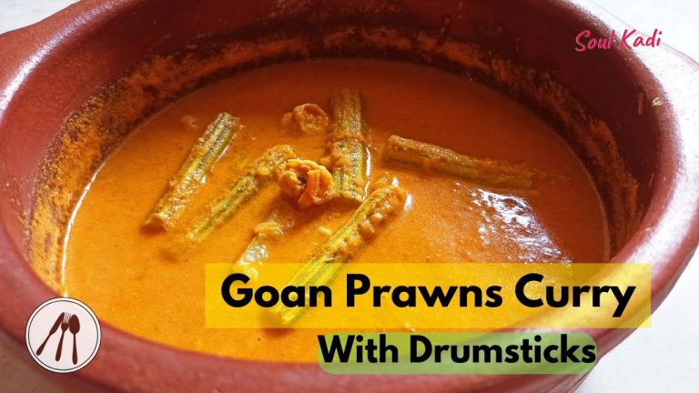 Seafood Recipes | Prawns Curry with Drumsticks | Goan Fish Curry  by Leena Naik