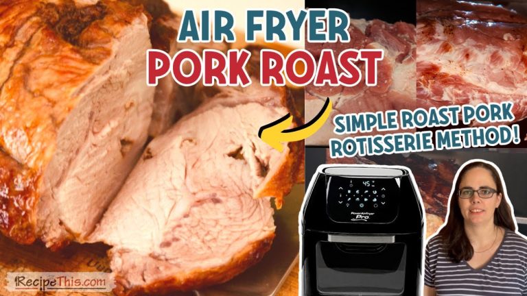 Air Fryer Pork Roast (Moist + Tender)