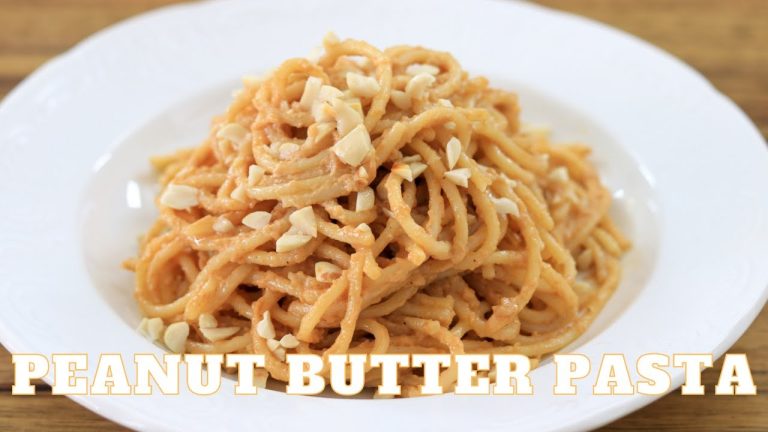 Pasta with Peanut Butter Sauce | Peanut Butter Pasta Recipe