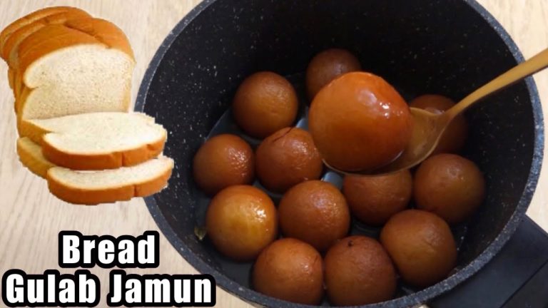 10 Minutes Recipe – Instant Bread Gulab Jamun with Only 2 Ingredients 🙂