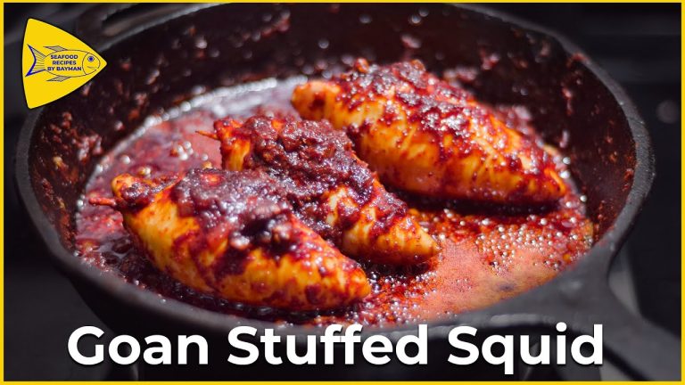 Goan Stuffed Squid | With Recheado Masala @Seafood Recipes By Bayman