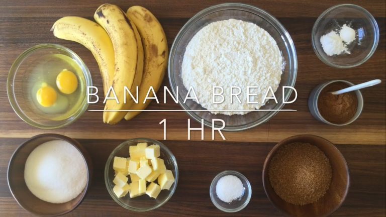 Delicious Moist and Chewy Banana Bread Recipe