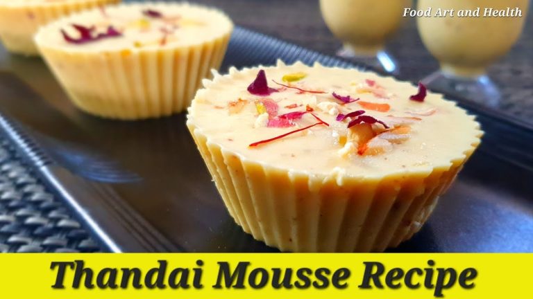 Thandai mousse recipe | Holi dessert recipes | Holi party recipes |Holi special recipes|holi recipes