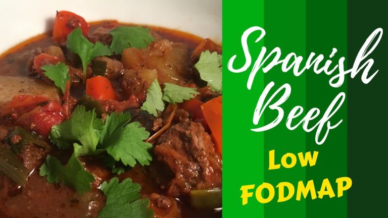 Spanish Beef Stew Recipe Slow Cooked Low FODMAP Recipe for IBS