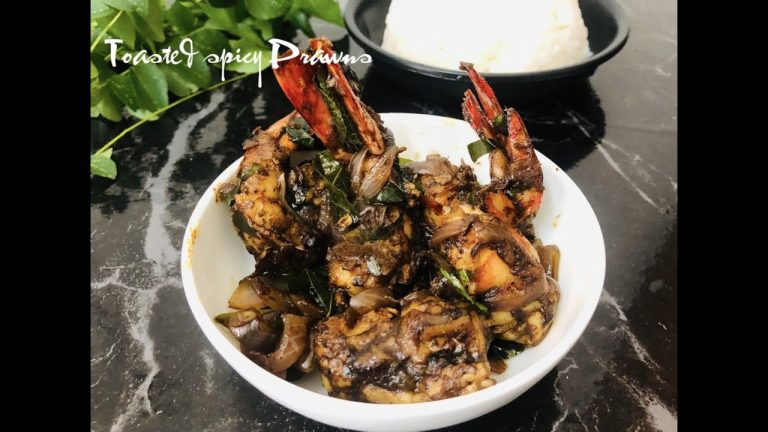 TOASTED SPICY PRAWNS l Seafood recipes lEasy recipe l Soeurs kitchen