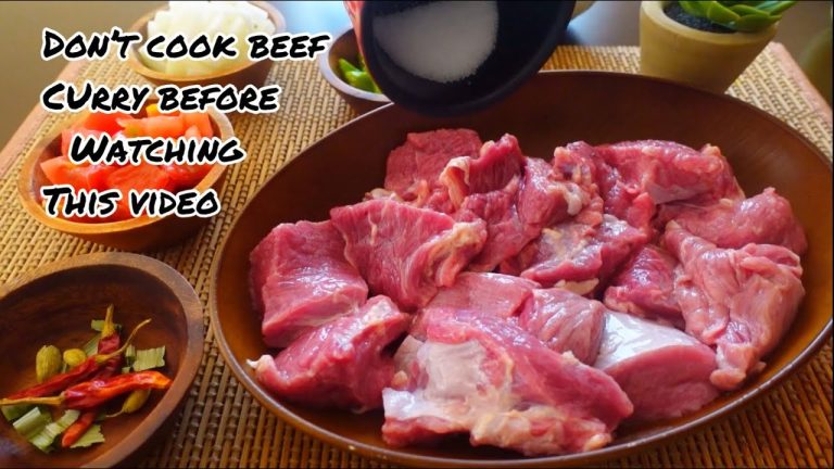 Beef Curry (Sri Lankan Style Recipe) මුස්ලිම් ස්ටයල් බීෆ් කරි(හොඳම බීෆ් කරිය)