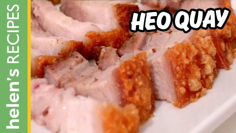How to make CRISPY ROAST PORK – Thịt heo quay | Helen's Recipes