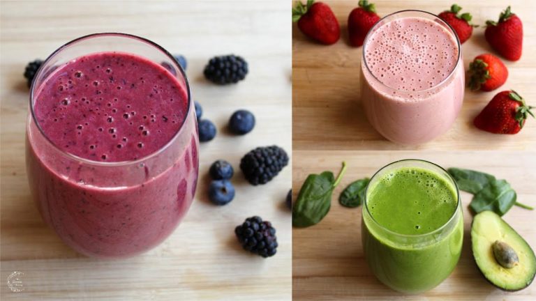 Easy & Simple Breakfast Smoothies | 3 Smoothie Recipes | The Sweetest Journey