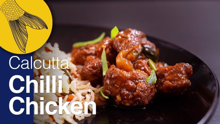 Chilli Chicken Recipe—Kolkata Restaurant Style Dry Chilli Chicken—Indo-Chinese Chicken Gravy Recipe