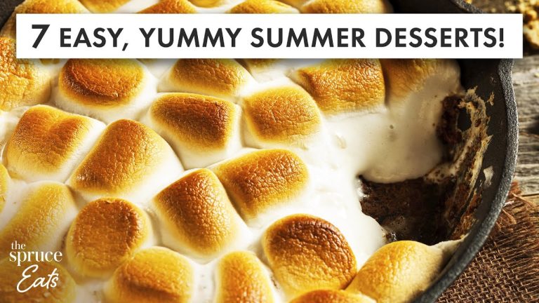 7 Scrumptious, Easy Summer Dessert Recipes | The Spruce Eats #BakeWithUs