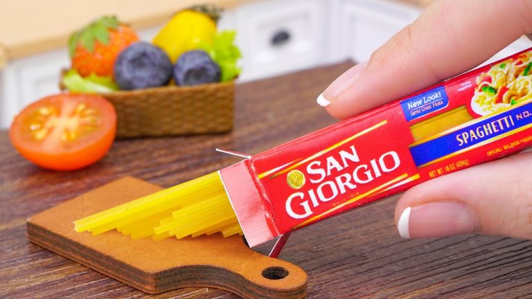 How to make Miniature Moroccan Pasta Recipe | ASMR Miniature Cooking & Satisfying Mini Food