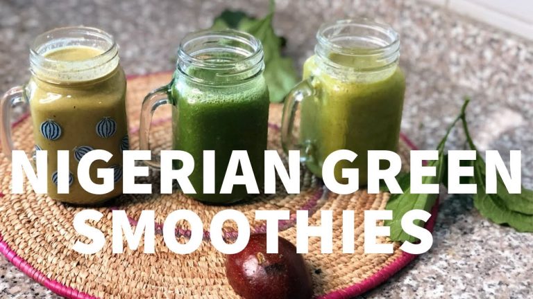 NIGERIAN GREEN SMOOTHIE RECIPES FOR WEIGHT LOSS || UGO IDUMA||