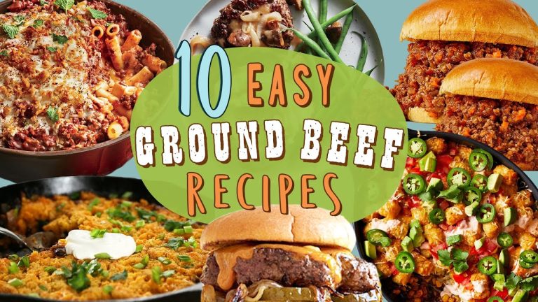10 Easy and Filling Ground Beef Recipes | Ground Beef Dinner Recipe Compilation | Well Done