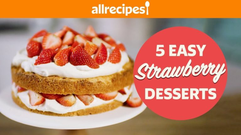 5 Fresh & Easy Strawberry Dessert Recipes 🍰Tarts, Cobblers, Upside-Down Cake, & More! 🍓