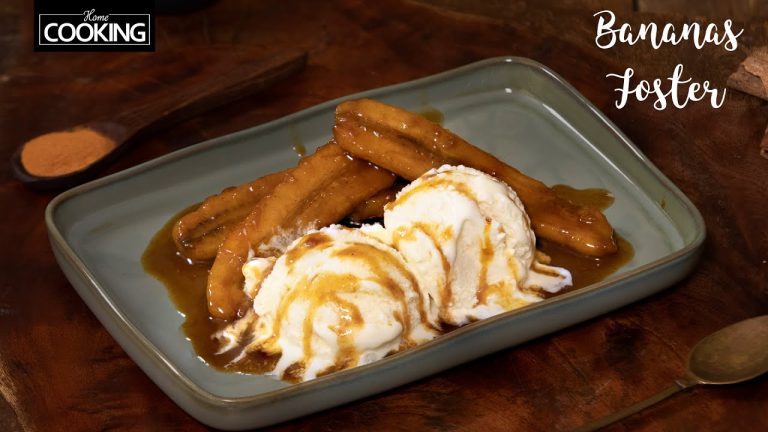 Bananas Foster | Caramelized Banana Flambe | Ice Banana Recipes | Dessert Recipes @HomeCookingShow