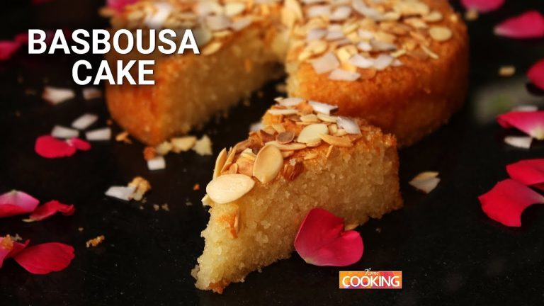 Basbousa Cake | Eggless Egyptian Semolina Cake Recipe | Cake Recipes | Dessert Recipes