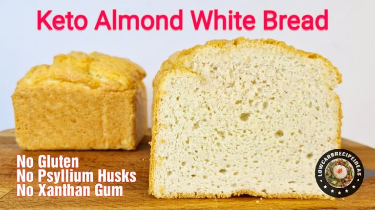 HOW TO MAKE KETO ALMOND WHITE BREAD – NO GLUTEN, PSYLLIUM HUSKS OR XANTHAN GUM !
