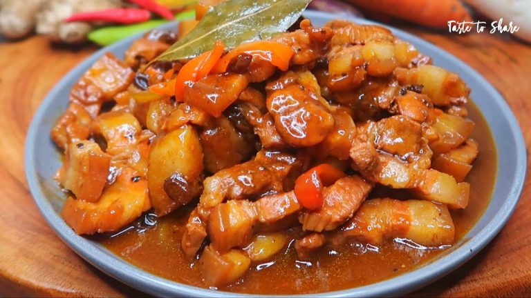 New Pork belly recipe it is So DELICIOUS 💯✅ Secret & SIMPLE WAY of COOKING Pork belly