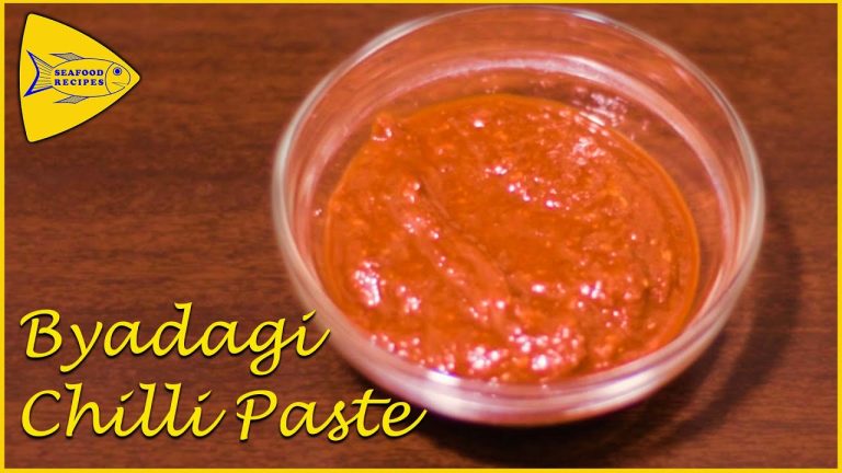 Byadagi Chilli Paste | How to make chilli paste | Chilli Paste @Seafood Recipes By Bayman