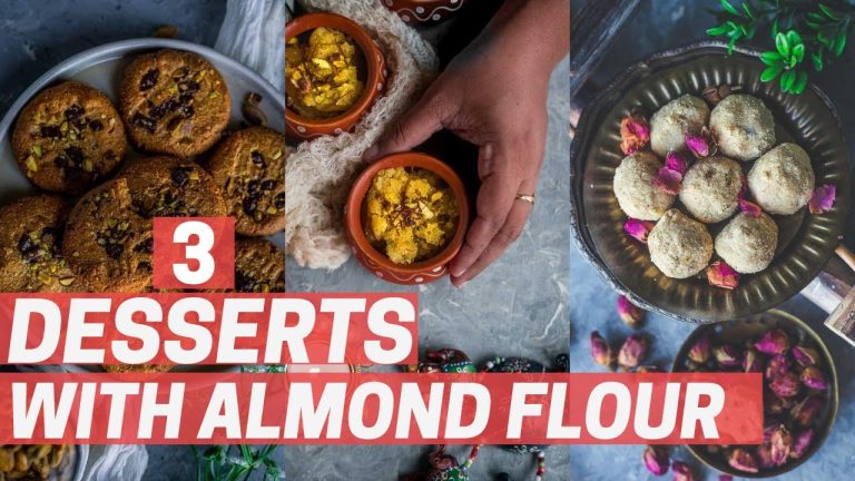 3 Quick & Easy Blanched Almond Flour Dessert Recipes