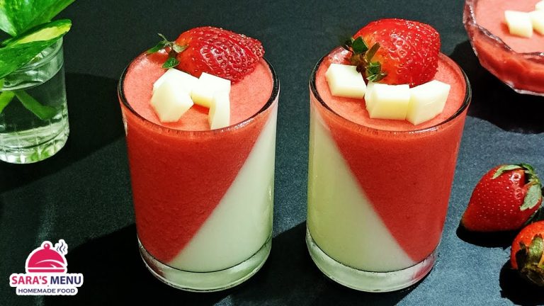 Panna Cotta | Strawberry Panna Cotta Recipe | Dessert Recipes