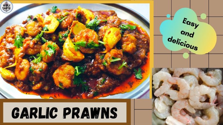 गार्लिक प्रॉन्स | Garlic Prawns | Seafood Recipes | Koli Taste