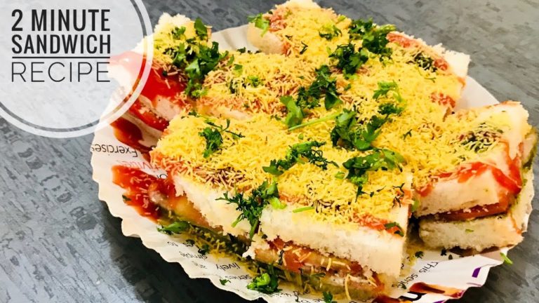 Fireless Cooking Recipes for Competition | Sandwich Recipe Without Fire | 2 Minute Sandwich Recipe